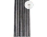 Draperie Cu Inele Castellano Gri Inchis 140x245 Cm