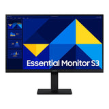 Monitor Samsung Essential S3 S30GD 24", IPS LED, FHD (1920 x 1080), 100Hz, 5ms, HDMI, Eye Saver & Flicker Free, Negru