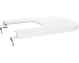 Capac Bideu Roca The Gap Square Supralit®, Inchidere Simpla, Alb