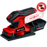 Slefuitor orbital pe acumulator Einhell TC-OS 18/187 Li Solo, 18 V, tehnologia PXC, 187 x 90 mm suprafata slefuire, 24.000 oscilatii/min, 2 mm circuit oscilant, fara acumulator/incarcator