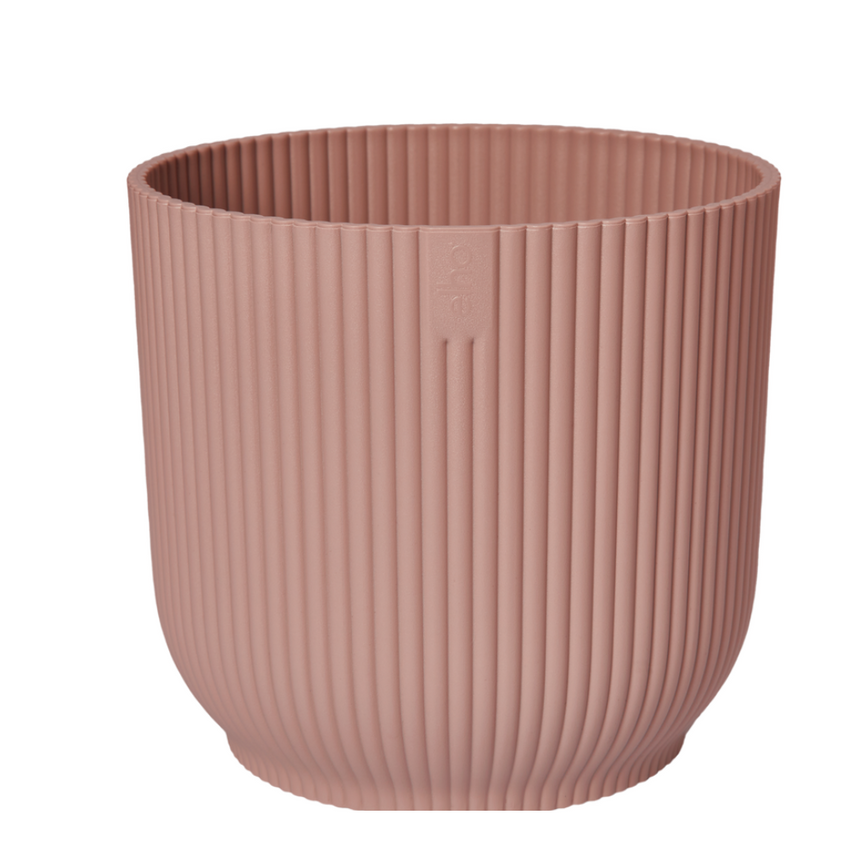 Ghiveci Vibes Fold 16 cm, culoare roz