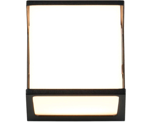 Aplica Cu Led Integrat Calera 8w 800 Lumeni, Pentru Exterior Ip54, Negru Mat