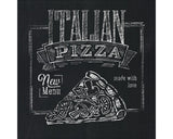 Tablou Sticla Italian Pizza 20x20 Cm