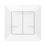 Intrerupator inteligent dublu Legrand L752188, Zigbee, 1000W, Alb