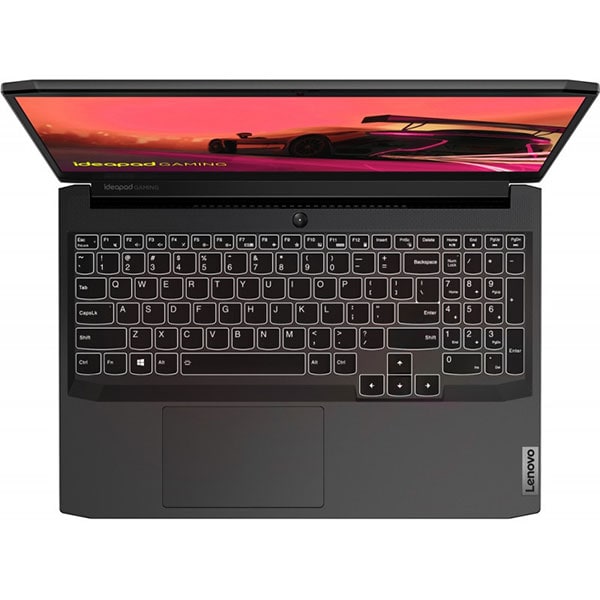Laptop Gaming LENOVO IdeaPad Gaming 3 15ACH6, AMD Ryzen 5 5500H pana la 4.2GHz, 15.6" Full HD, 16GB, SSD 512GB, NVIDIA GeForce RTX 2050 4GB, Free DOS, Negru