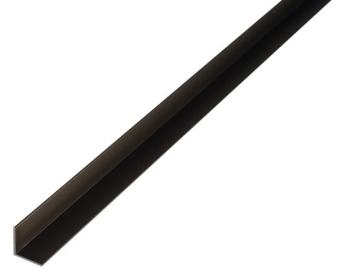Cornier Aluminiu Alberts 20x20x1, 5 Mm, Lungime 1m, Bronz, Eloxat