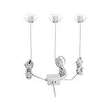 Spot incastrat CHANGO, 97079, LED, 3X1W, H 22, Ø 32, 3X100 Lumeni, 3000 K (Calda), Aluminiu / Alb