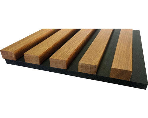 Panou Riflaj Decorativ Nature Stejar Masiv Natur 2, 5x60x250 Cm
