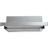 Hota incorporabila telescopica Arctic AHT6132X, Putere de absorbtie 290 mc/h, filtru metalic, 60 cm, Inox