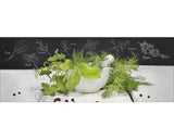 Tablou Sticla Amestec De Ierburi 30x80 Cm