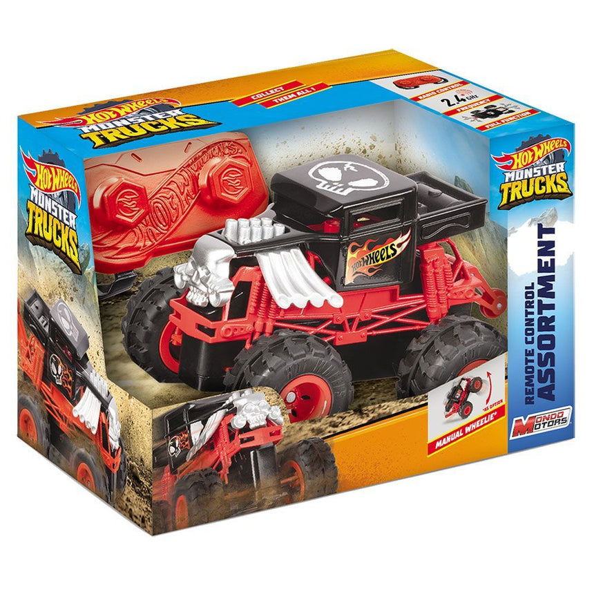 Masinuta RC Hot Wheels Monster Truck - Bone Shaker