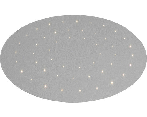 Covor Rotund Cu Led-uri Gri Ø 100 Cm