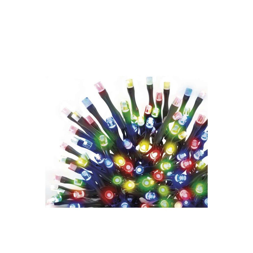 Instalatie LED de Craciun de exterior, Emos, 100 x LED, 15 m, IP44, Multicolor