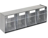 Cutie Organizator Industrial 60x20, 7x13, 7mm Transparenta
