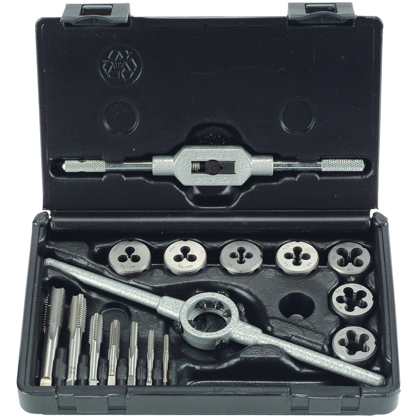 Set de filetare, Alpen, Otel, Negru/ Gri