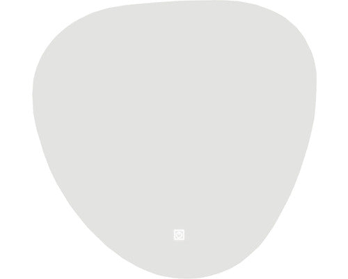 Oglinda Baie cu Sistem de Iluminare LED, Intrerupator Touch, 62x62 cm