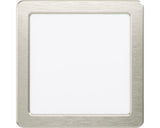 Spot incastrat EGLO FUEVA 5 99168, LED 10.5W 1200lm 3000K IP20, Nichel mat