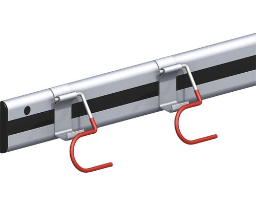 Sina De Perete Pentru Unelte Alfer Coaxis Profil 500mm Maxim 40kg, Aluminiu, Include 4 Suporti Tip Carlige