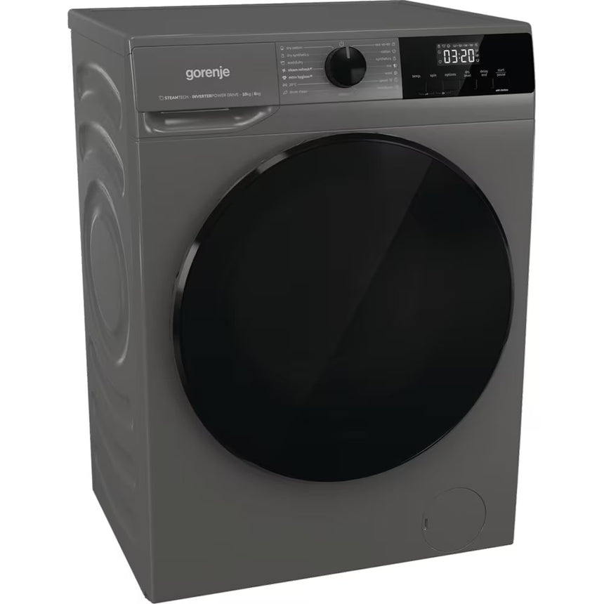 Masina de Spalat Rufe Frontala cu Uscator GORENJE WD2A164ADS/A, 10/6 kg, 1400 rpm, Clasa A/D, Gri