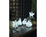 Set Ghirlanda Luminoasa Mini Pinguini, 5 Buc, Alb Rece