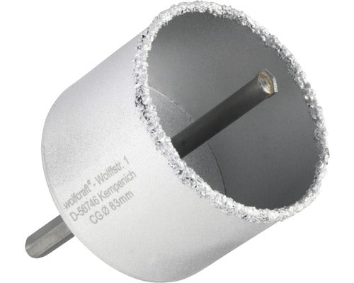 Carota Tungsten Wolfcraft Ø83mm, Cu Burghiu Si Hexagon