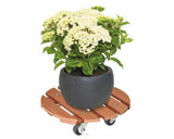 Suport Rulant Pentru Plante, Wpc Ø38, 5 Cm, Teracota, Capacitate Portanta 200 Kg