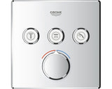 Unitate control Grohe Smartcontrol 29149000, 3 iesiri, necesita valva, crom