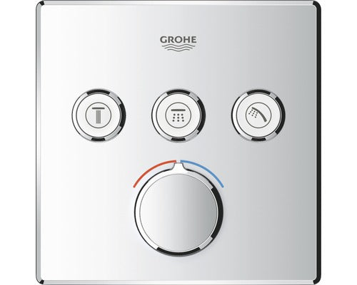 Unitate control Grohe Smartcontrol 29149000, 3 iesiri, necesita valva, crom