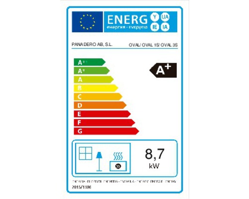 Semineu Panadero Oval 1 Otel Negru 8,7 Kw Cu Capac Piatra Naturala Si Spatiu Depozitare Lemne
