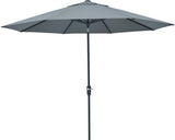 Umbrela Soluna Sarry Ø 300 Cm H 246 Cm 220 G/mp Poliester Gri Inchis
