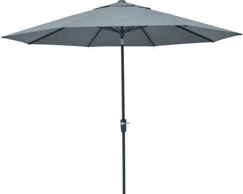Umbrela Soluna Sarry Ø 300 Cm H 246 Cm 220 G/mp Poliester Gri Inchis