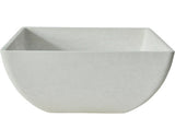 Ghiveci Lafiora Piatra Artificiala 40x18 Cm Alb