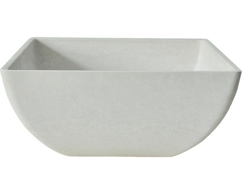 Ghiveci Lafiora Piatra Artificiala 40x18 Cm Alb