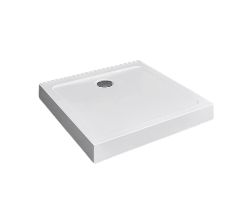 Cadita de Dus Patrata Radaway Doros C Compact 90x90x11,5 cm Acril Alb SDRC9090-05