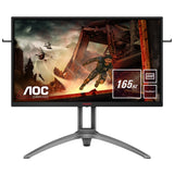 Monitor Gaming LED VA AOC AGON 3 27", WQHD, DisplayPort, 165Hz, 1ms, FreeSync 2, HDR, Negru/Rosu, Pivot, AG273QX