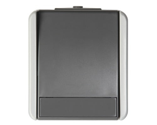 Intrerupator Cap-scara Simplu Tem Fontana Ip44 Gri, Montaj Aplicat