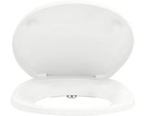 Capac WC cu functie de bideu FORM & STYLE, inchidere lenta, alb, 47,3x37 cm