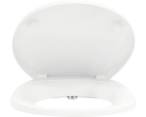 Capac WC cu functie de bideu FORM & STYLE, inchidere lenta, alb, 47,3x37 cm