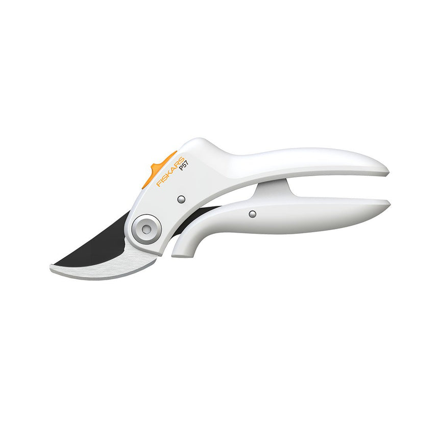 Foarfeca pas cu pas Fiskars P57, 180mm, alba