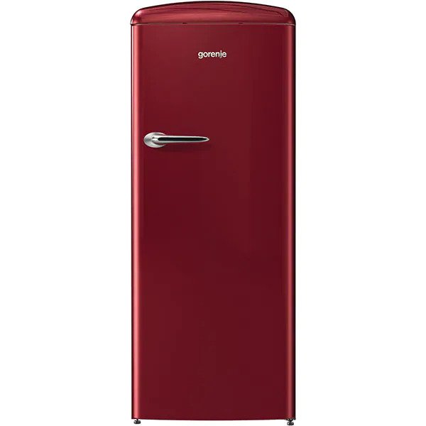 Frigider cu o usa GORENJE ORB153R, 254 l, H 154 cm, Clasa E, Rosu