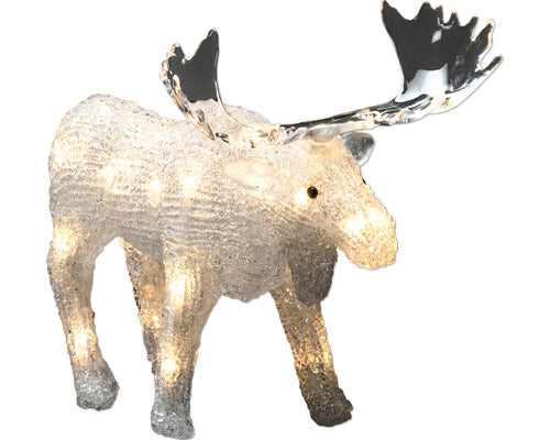 Figurina Elan Konstsmide Pentru Exterior 24 Led-uri H 21 Cm Alb Cald
