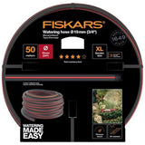 Furtun gradina Fiskars 1027111, diametru 19 mm (3/4"), 50 m lungime, rezistenta la rasucire, 3 straturi, rezistet la UV