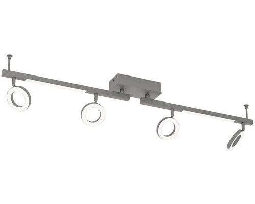Sina Spoturi Cu Led Integrat Cardillio 16, 1w 2320 Lumeni, Negru