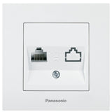Priza calculator simpla Panasonic Karre Plus, cat5e, Alb
