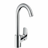 Baterie de bucatarie Hansgrohe Logis 260, AirPower, ComfortZone, cartus ceramic, alama sanitara, Crom