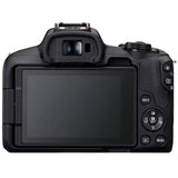 Aparat foto Mirrorless Canon EOS R50, 24.2MP, 4K + Obiectiv 18-45mm + Obiectiv 55-210mm, Negru
