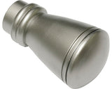Capat Conic Romana Argintiu Satinat Ø 20 Mm, Set 2 Buc