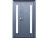 Usa Exterior Metalica Tissia cu Geam 120x205 cm Dreapta