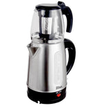 Set fierbator electric+ceainic FLORIA ZLN-3581, Inox/Negru Putere 2200W