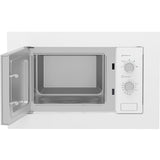 Cuptor cu microunde incorporabil Beko BMOB20202W, 800 W, 20 L, functie dezghetare, alb